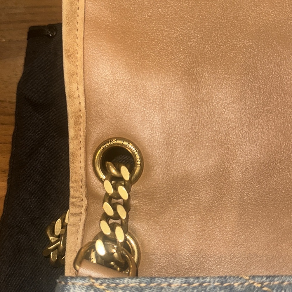 Saint Laurent Medium Monogram Matelasse Denim Niki Bag - Picture 12 of 16